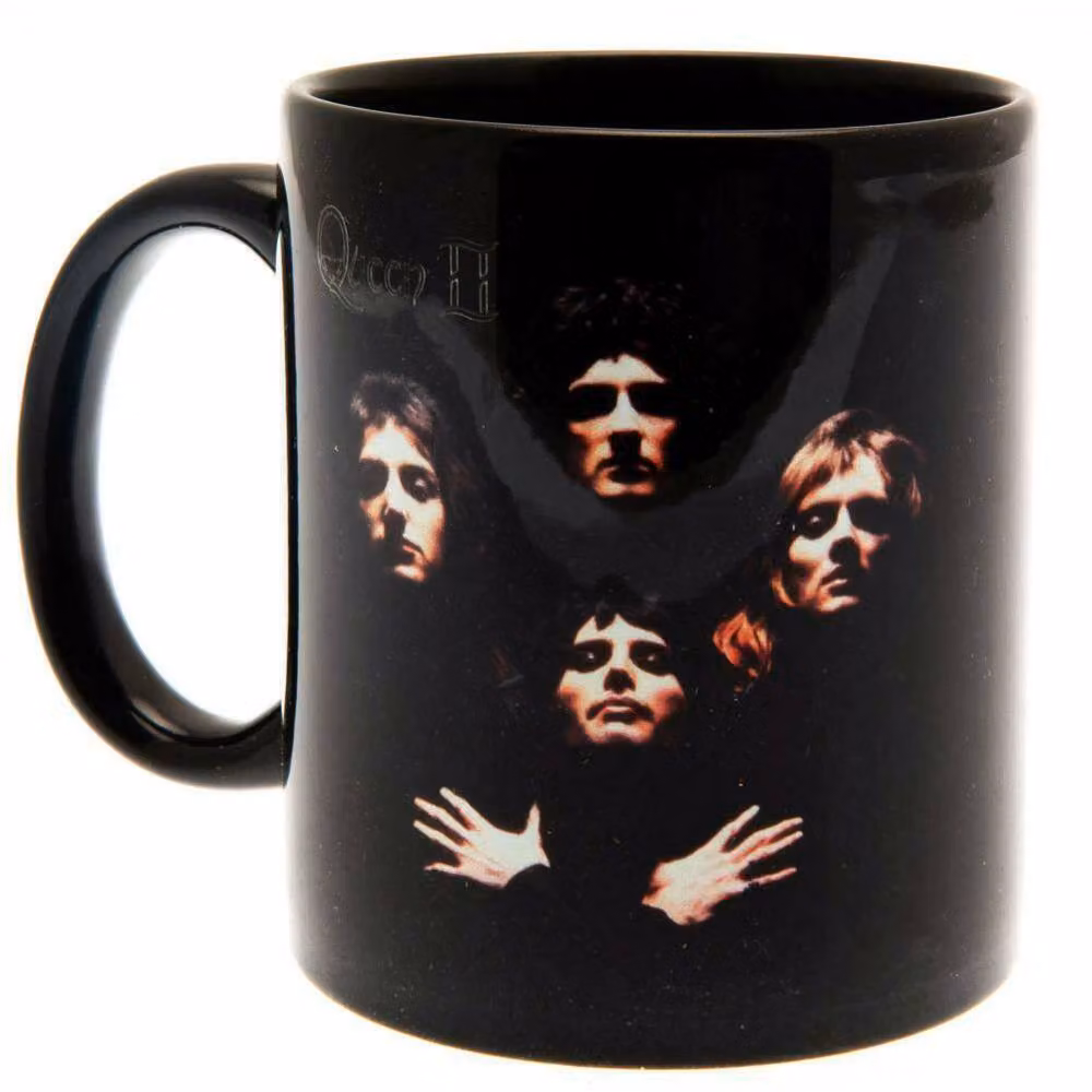 Queen II Ceramic Mug in Black – 2