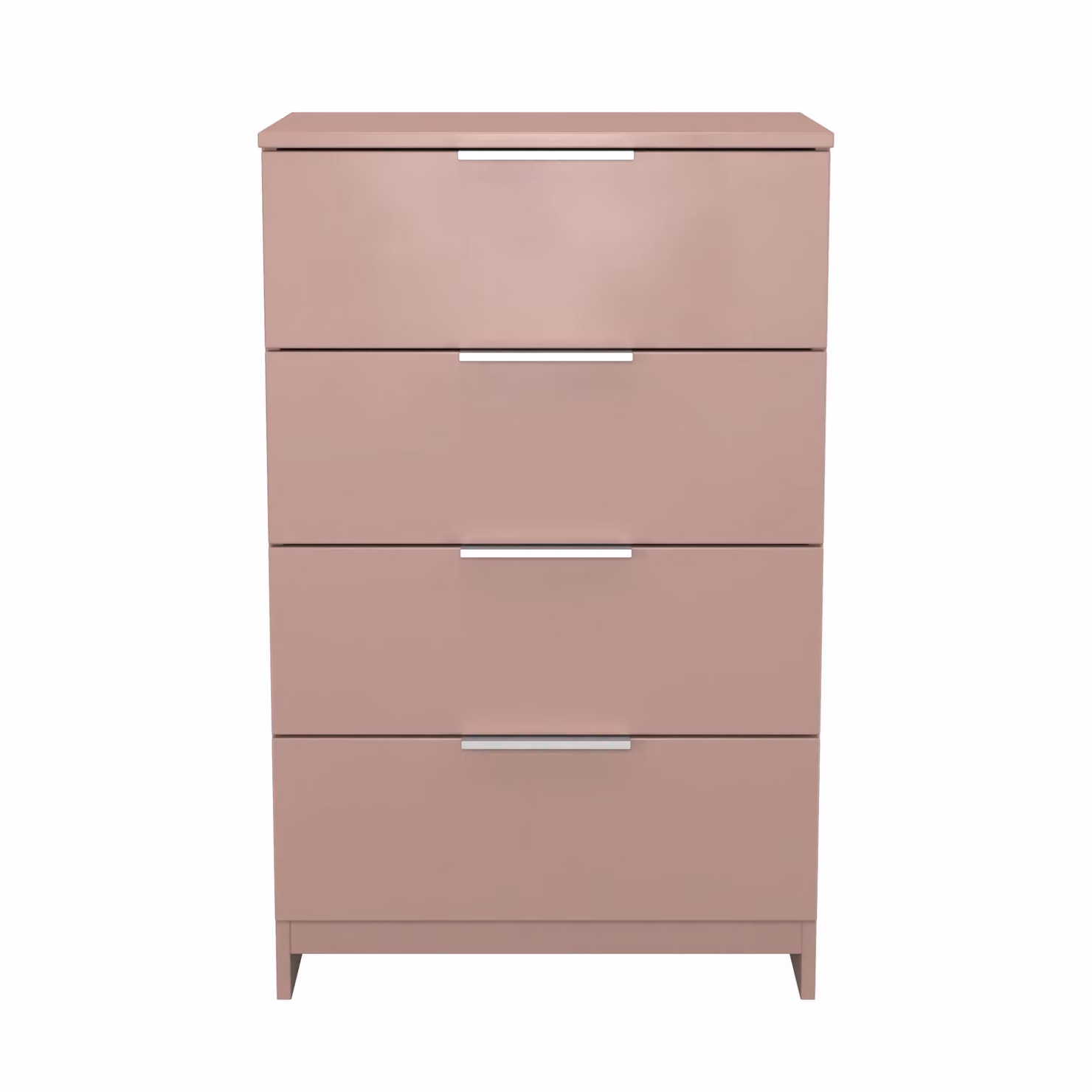 Ready Assembled 2 U Dover 4 Drawer Midi Chest in Dusty Pink – 2