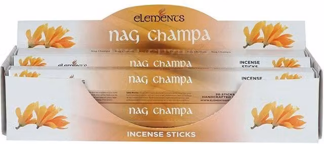 KDMD Elements Nag Champa Incense Sticks, Set of 6 Packets, Orange – 1