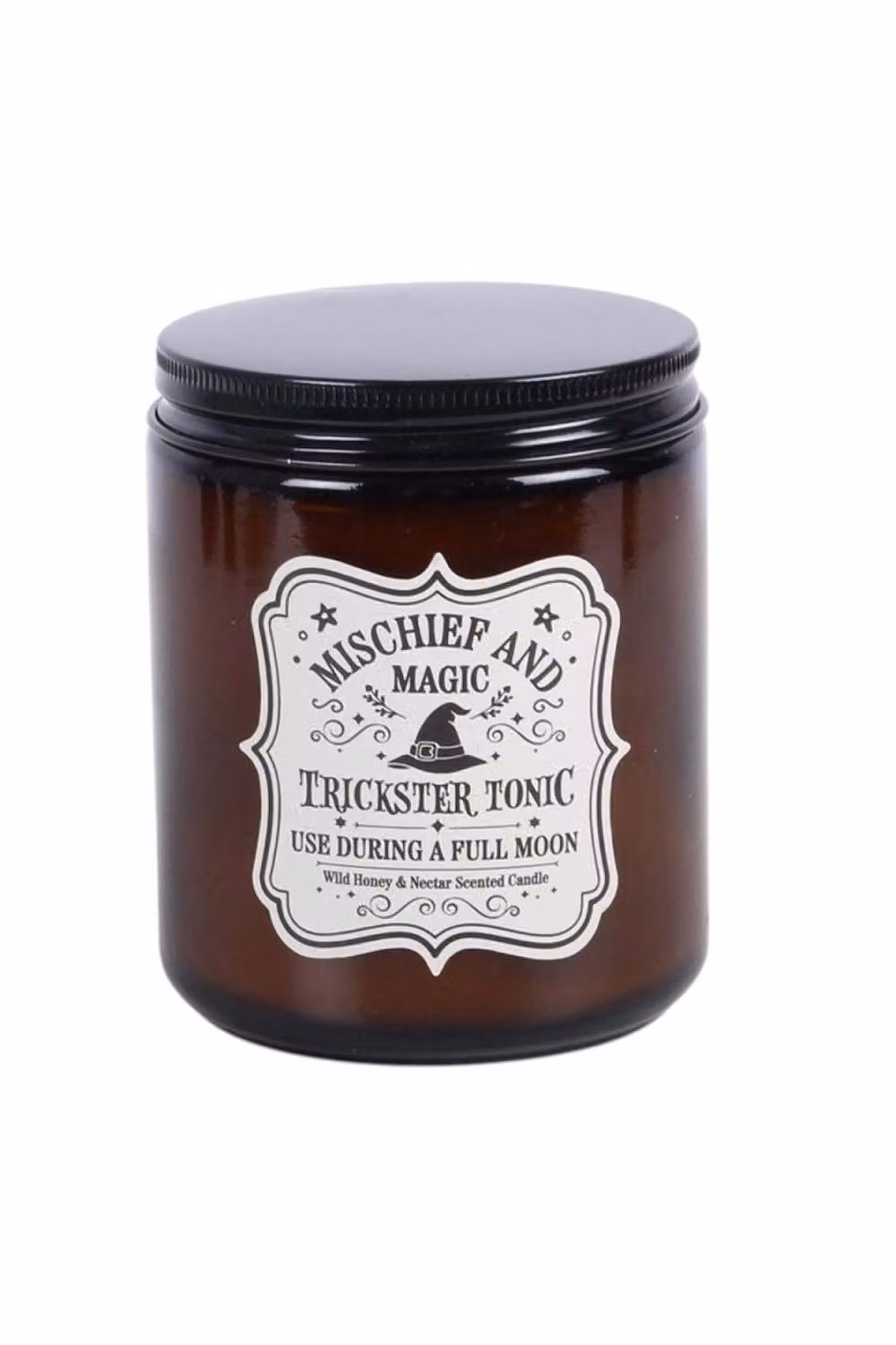 KDMD Mischief & Magic Wild Honey & Nectar Apothecary Jar Candle, Brown and Multicolour Glass Gourmand Scented Candle – 2
