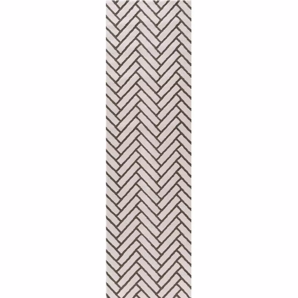 THE RUGS Loft Herringbone Soft Pile Area Rug in Green, W: 160 cm, D: 230 cm – 7