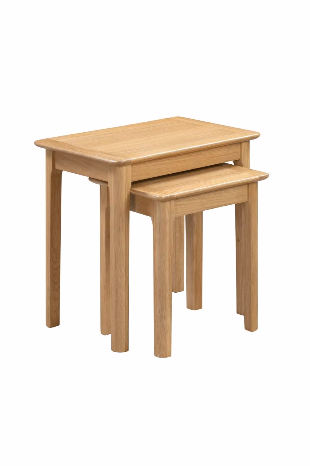 Julian Bowen Cotswold Nest of 2 Tables in Oak Brown W/D/H: 49.0 x 49.0 x 34.0 cm – 3