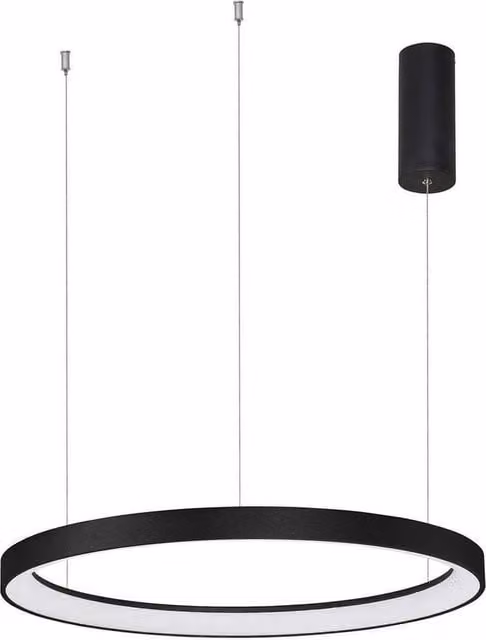 Netlighting Pertino 60cm Dimmable LED Pendant Light, Sandy Black, 48W, 2773lm, 2700K – 1