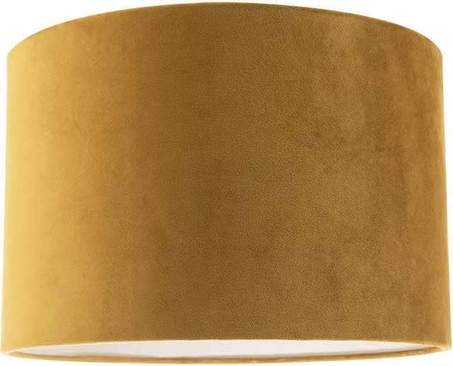 Happy Homewares Modern Round Fabric Lamp Shade in Yellow, Diameter: 30 cm – 4