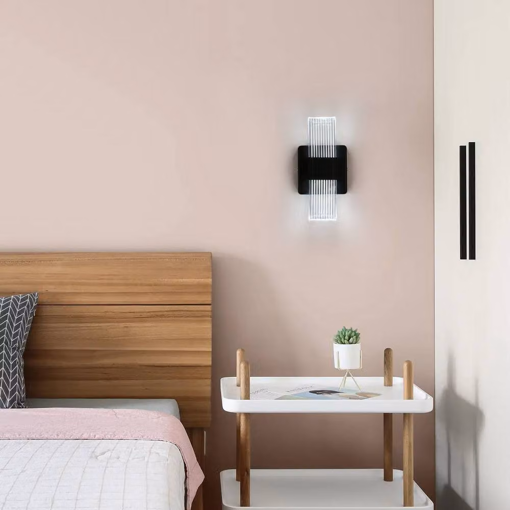 Goeco Black LED Dimmable Wall Light for Stairs, Hallways and Living Rooms – 2