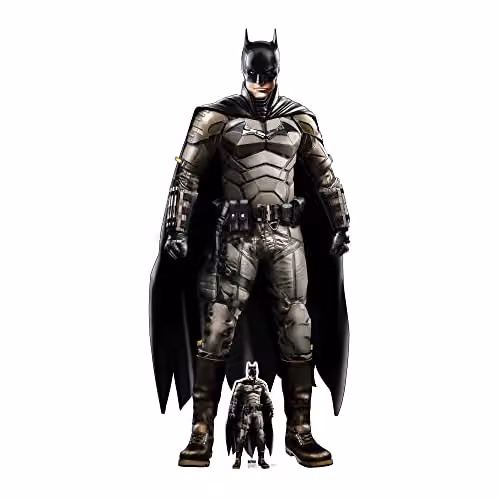 Star Cutouts SC4431 The Batman Robert Pattinson Dark Grey and Black Cardboard Cutout