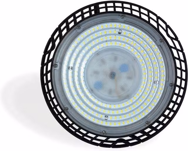 ENER-J UFO LED High Bay Light, 100W, 4000K Daylight, IP65, Black – 1