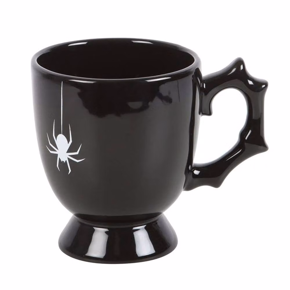 Uniqueful Black Spider Ceramic Teacup, 400 ml – 3