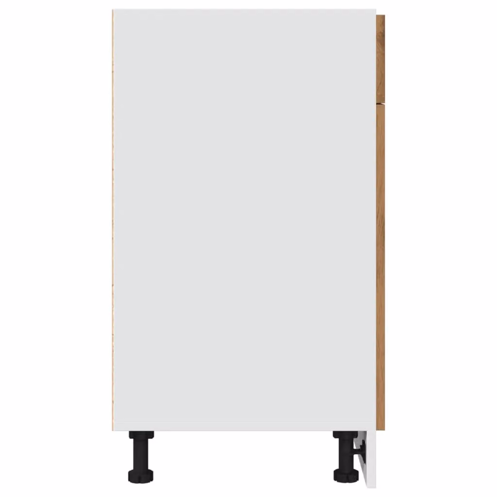 Berkfield Home Lyon Artisan Oak Drawer Bottom Cabinet, Brown, W: 50 cm, D: 46 cm, H: 81.5 cm – 2