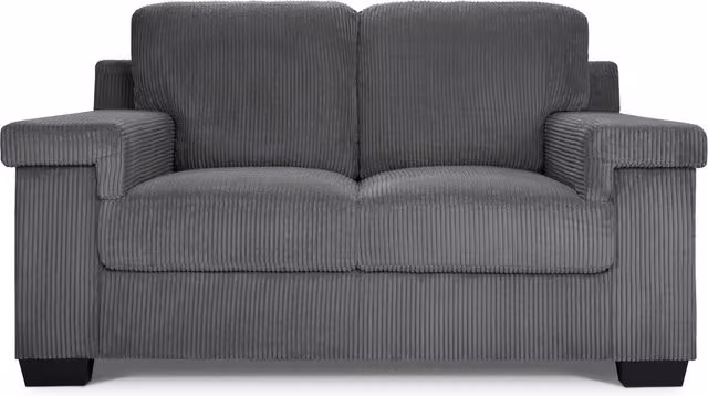 Bravich Enzo Jumbo Corduroy Sofa in Grey