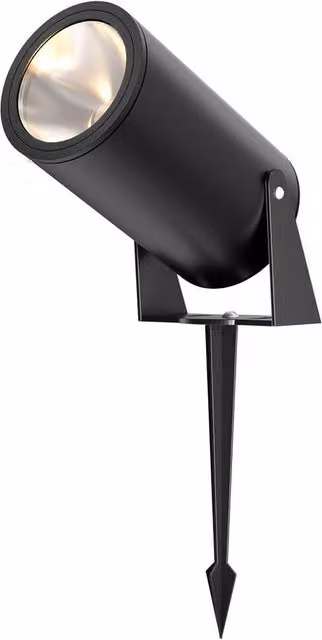 Netlighting Bern Outdoor LED Ground Spike Light in Grey, 2800lm, 3000K Warm White, IP65