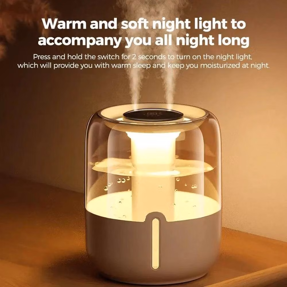 FLAVORA 4L Cool Mist Ultrasonic Air Humidifier in White – 3