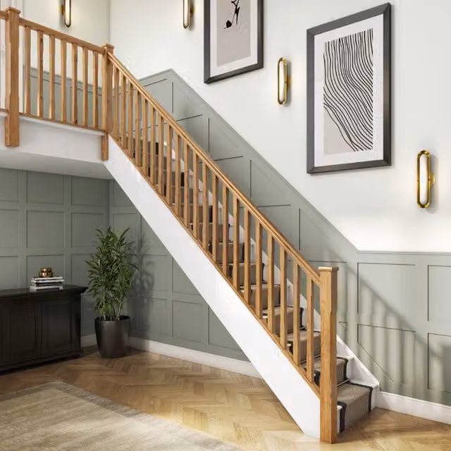 Snowdon Timber Cheshire Mouldings Oak Blank Spindle, Brown, Width: 41 mm
