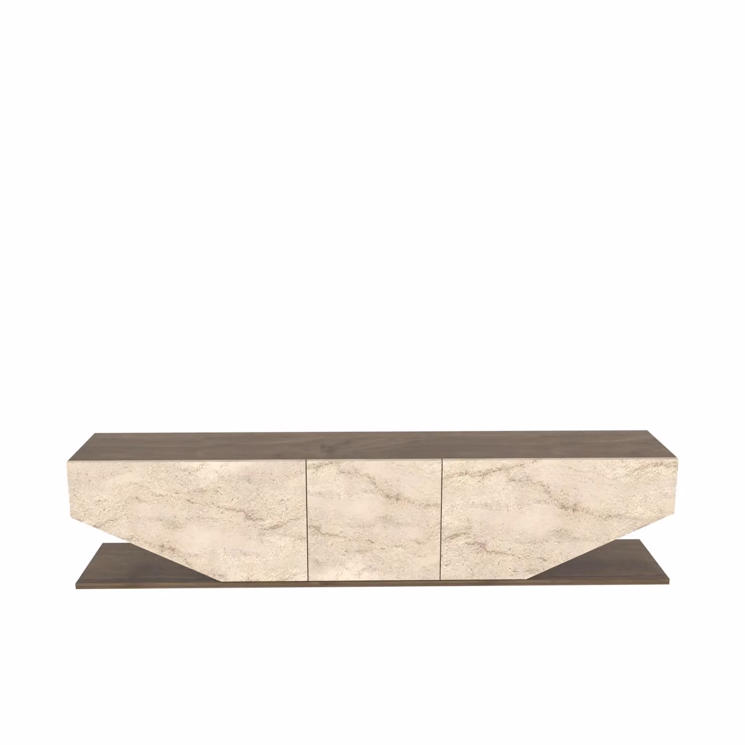Decorotika Pearl Grey Wood TV Stand for TVs up to 180 cm – 2