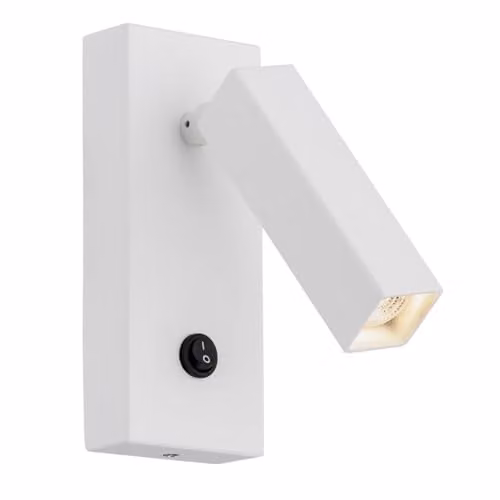 Netlighting Rock Modern Reading Wall Light in White