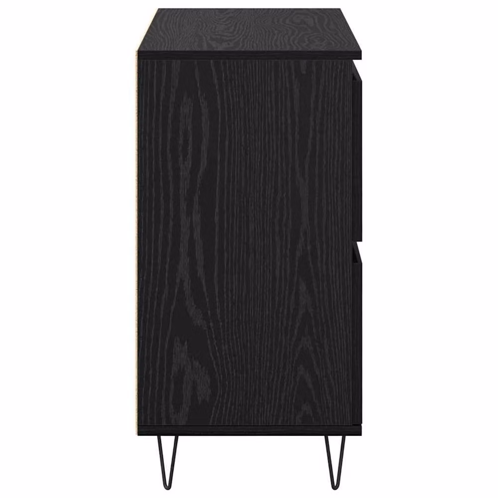 Berkfield Home Modern Black Sideboard with Storage Door, W/D/H: 60 x 35 x 70 cm – 3