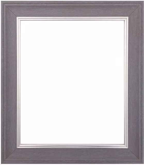 Frames by Post Scandi Single Rectangular Photo Frame in Grey, 25.4 x 25.4 cm – 1