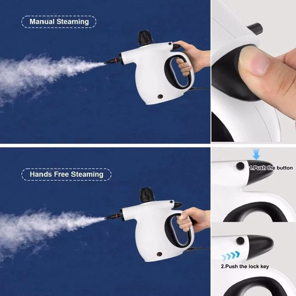 SPETLEK Redhut Handheld Multi-Surface Pressurised Steam Cleaner in White – 3