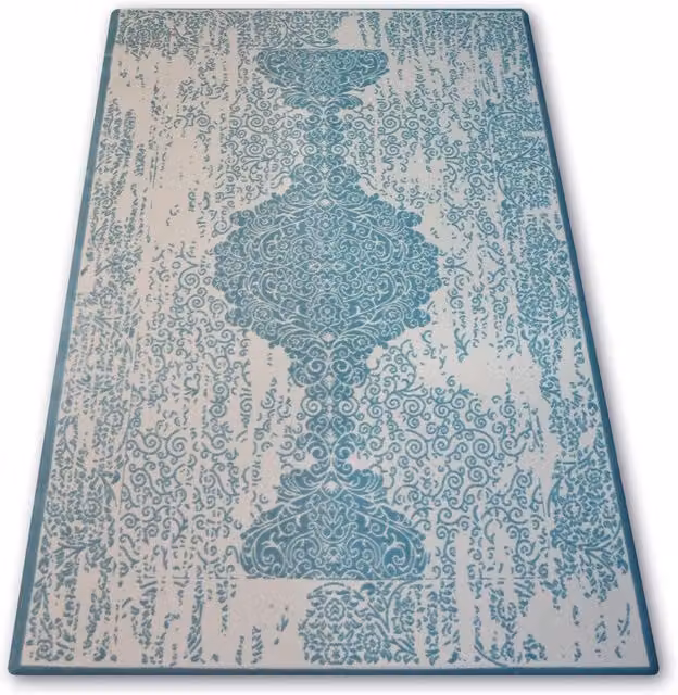 RugsX Mirada Blue Woven Vintage Rectangular Rug, W: 160 cm, L: 230 cm – 1