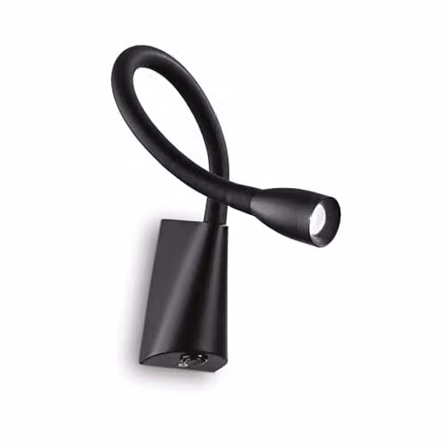 Netlighting Goose LED 1 Light Adjustable Wall Reading Lamp in Black