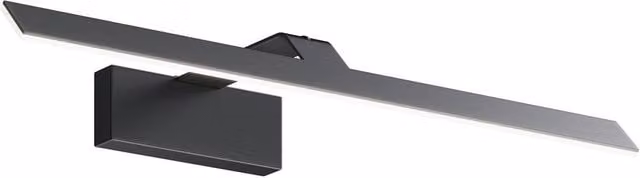 Netlighting Decart Black LED Mirror and Picture Light with 4000K Cool White Light – 1