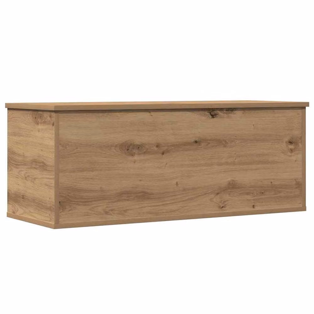 Berkfield Home Storage Box in Artisan Oak, Brown, W/D/H: 90 x 35 x 35 cm – 3