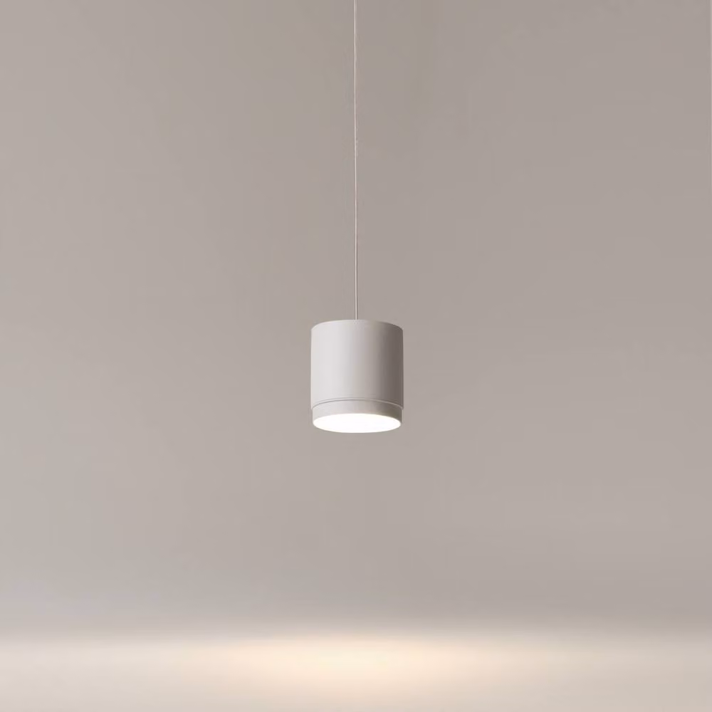 Netlighting Polar Slim White GX53 Suspended Cylinder Pendant Ceiling Light – 2