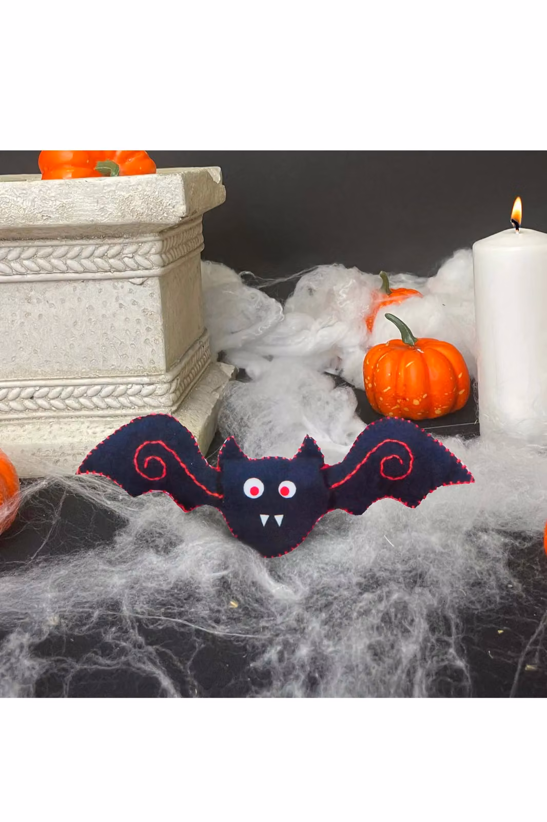 VFM e-Store Halloween Bat Felt Craft Kit for Kids in Black – 3