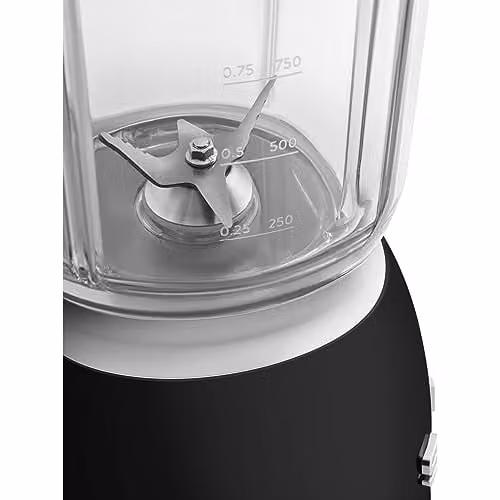 Smeg BLF03BLUK Retro 50s Style Jug Blender, 1.5 Litre, 800W, Black – 3