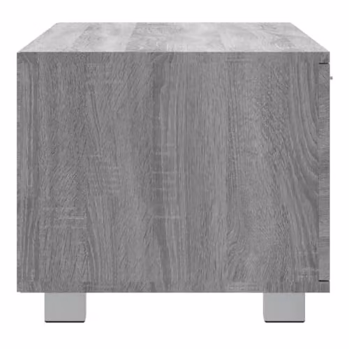 vidaXL Modern Grey TV Cabinet and Entertainment Centre, W/D/H: 140 x 40.5 x 35 cm