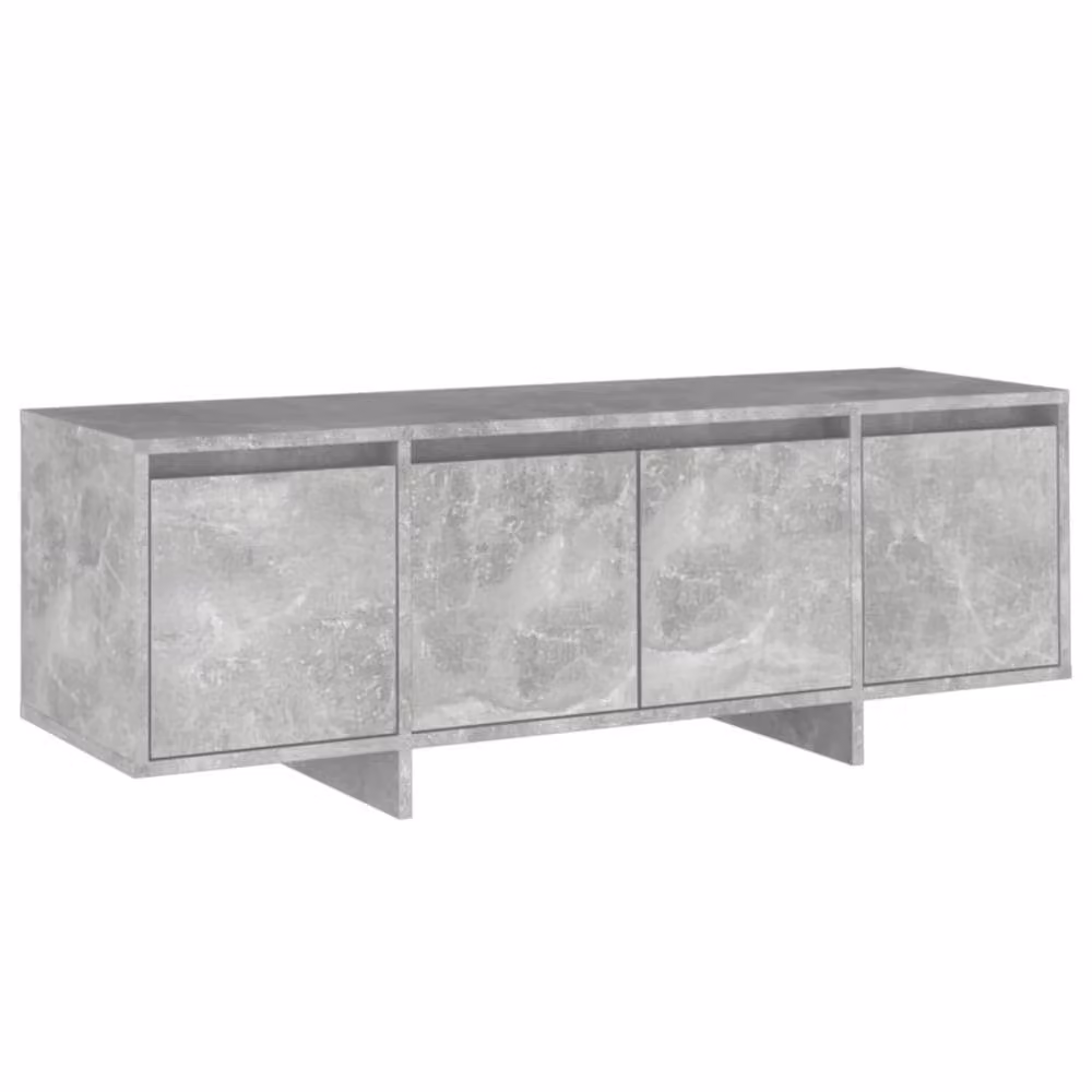 Berkfield Home Modern TV Cabinet in Concrete Grey, W/D/H: 120 x 30 x 40.5 cm – 2