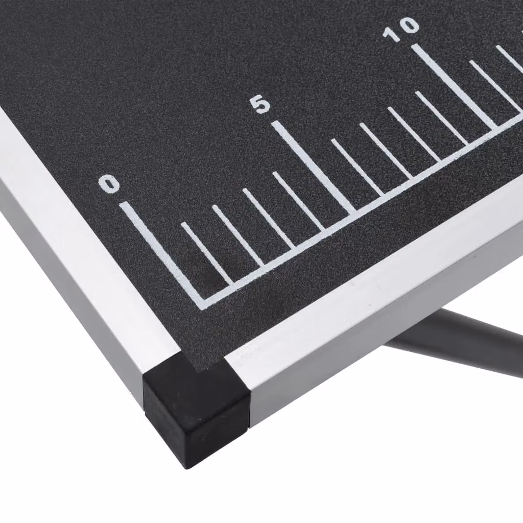 Berkfield Home Folding Pasting Table in Black MDF and Aluminium, W: 300 cm, D: 60 cm, H: 78 cm – 4