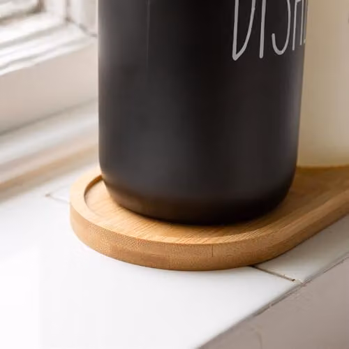 Harbour Housewares Bamboo Soap Dispenser Tray, Brown, 17.5 cm – 3