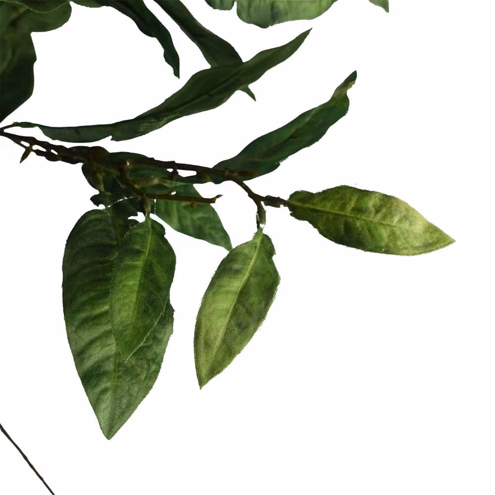 Pack of 6 Green Artificial Ficus Foliage Leaf Stems, Height: 90 cm – 3