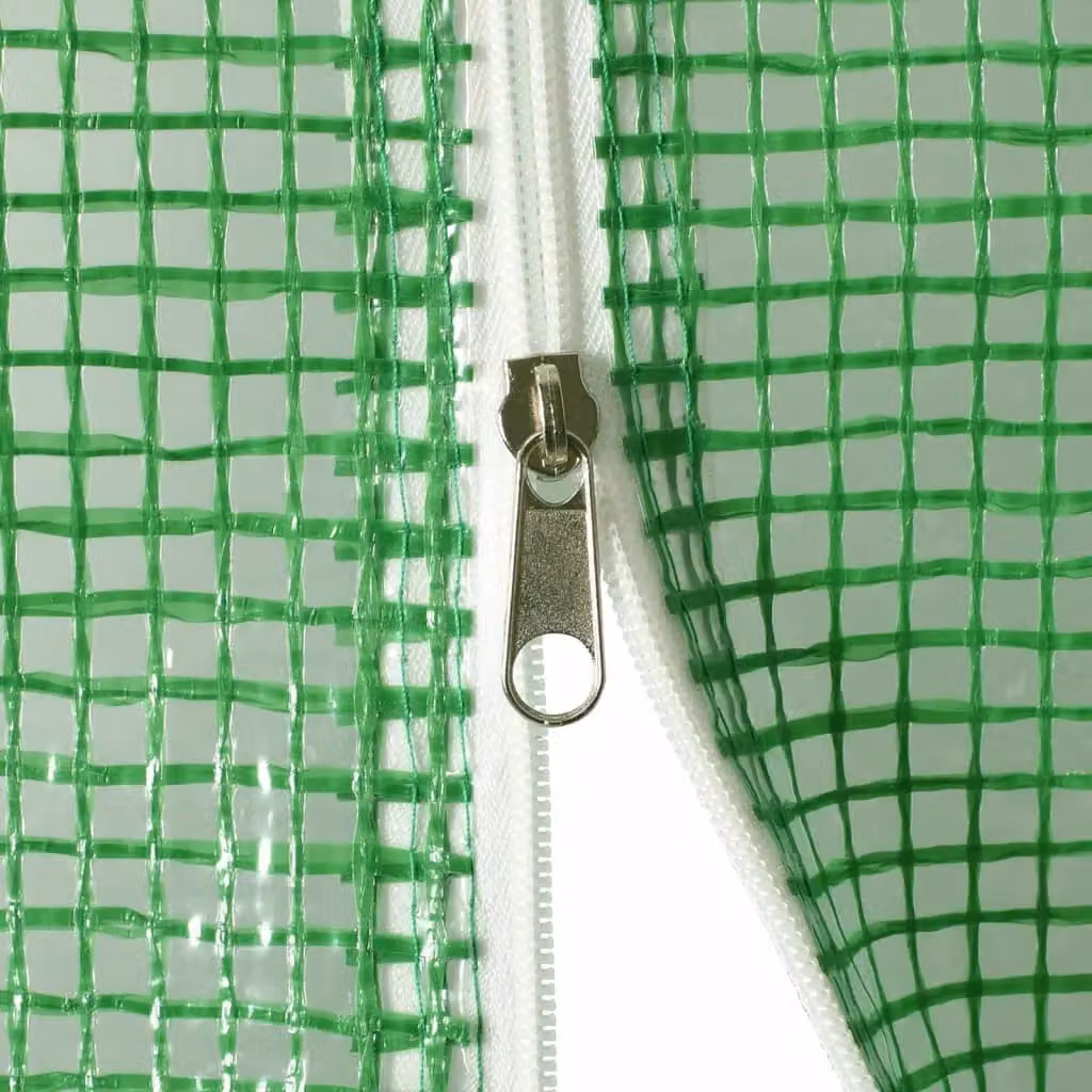 Berkfield Home Freestanding Greenhouse with Steel Frame and Plastic Cover, Green, W/D/H: 4 x 2 x 2 m – 3