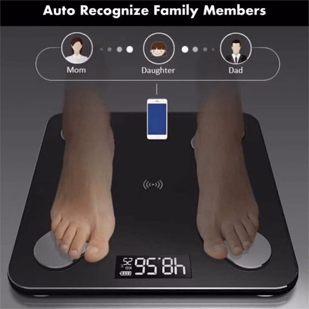 Kelvenix Smart Body Weight Scales in Black – 4
