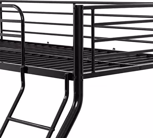 Seconique Tandi Metal Triple Bunk Bed Frame, Black, W/D/H: 140 x 200 x 154 cm – 4