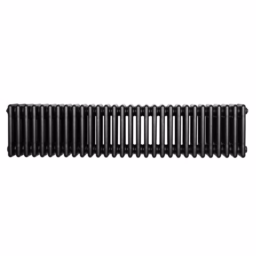 Monstershop Traditional 4 Column Steel Radiator, Black, W/H: 30.0 x 137.0 cm – 2