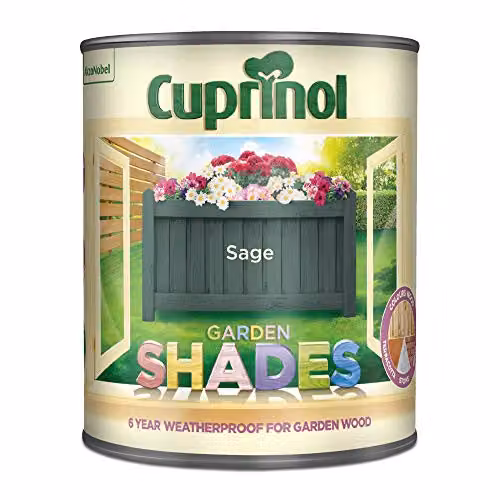 Cuprinol Garden Shades Opaque Matt Weatherproof Exterior Woodcare, Green, 1 l – 2