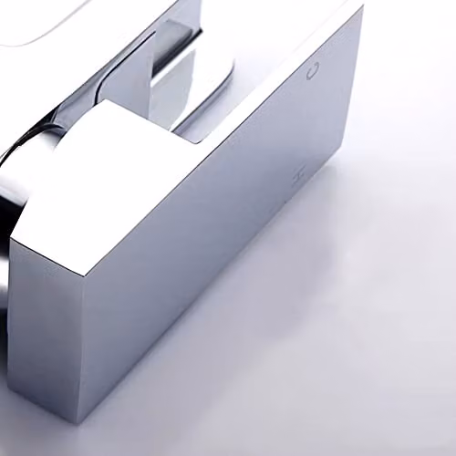 Nes Home Ozone Modern Waterfall Basin Mono Mixer Tap in Chrome Silver – 4