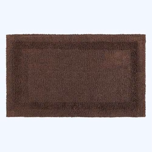 Homescapes Luxury Extra Large Reversible Cotton Bath Mat, Brown, W/D/H: 70 x 120 cm – 4