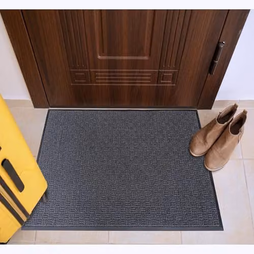 Doortex Ribmat Non-Slip Entrance Mat, Anthracite Grey, W: 90 cm, D: 150 cm – 2