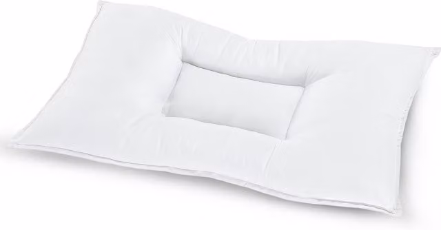 Velosso White Anti Snore Pillow with Breathable Hollow Fibre Filling for Adults