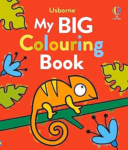 Usborne My Big Colouring Book First Colouring Multicolour Paper Childrens Activity Book