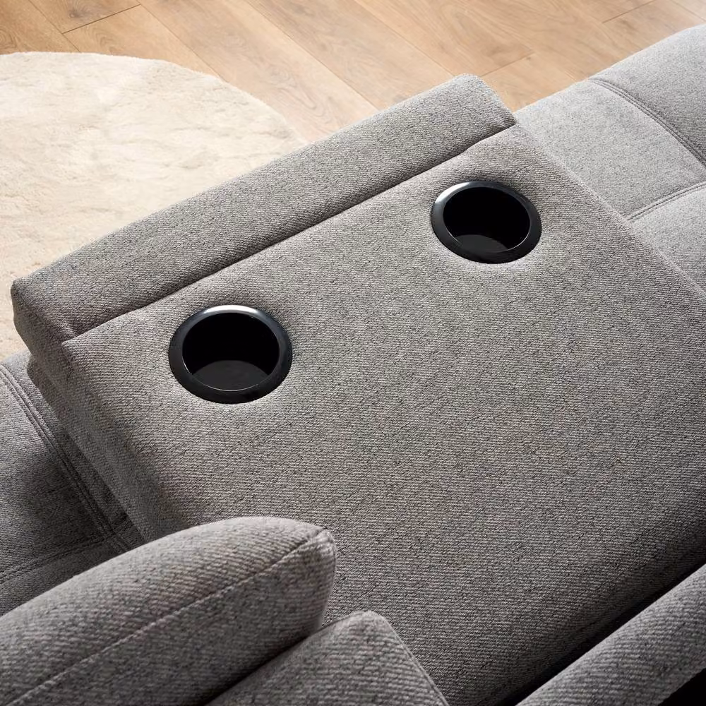 Bravich LTD Soho 4-in-1 Click Clack Sofa Bed, 3 Seater, Grey Fabric – 3