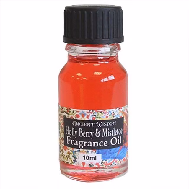 KDMD Holly Berry and Mistletoe Scented Fragrance Oil, 10ml, Red