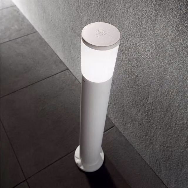 Netlighting Amelia White Outdoor Bollard Light IP55 E27 – 2