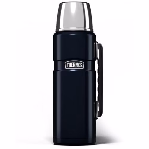 Thermos Stainless King Drinks Flask, Blue, 1.2L – 1