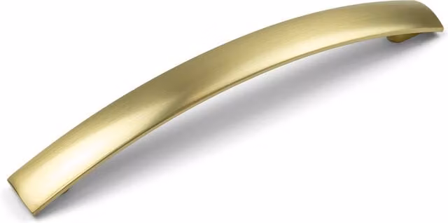 Handle & Home Brushed Gold Bow Cabinet Handles in Zinc