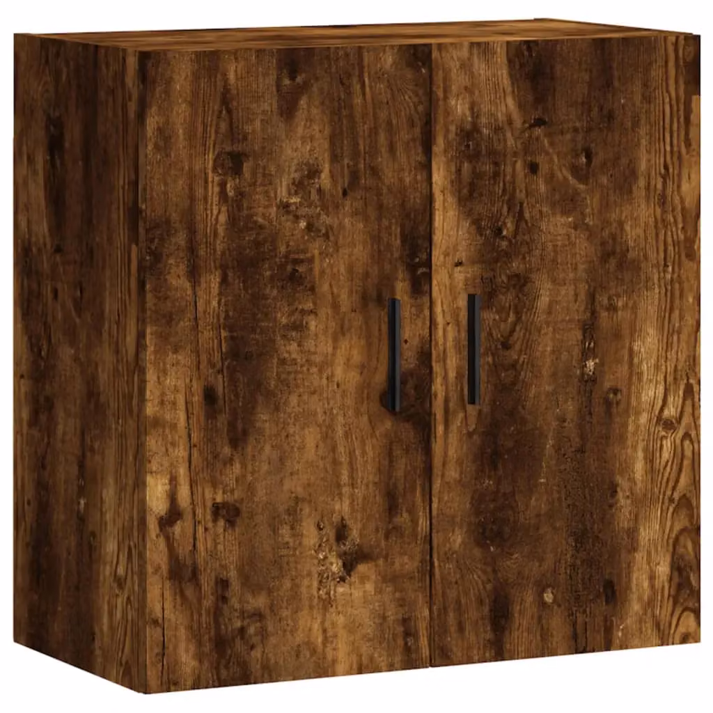 Berkfield Home Wall Mounted Smoked Oak Cabinet in Brown, W: 60 cm, D: 31 cm, H: 60 cm – 2